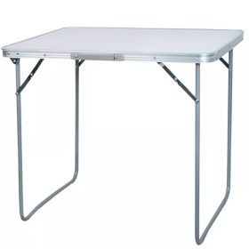   Skladací turistický stolík Trizand z hliníka, výška 70 cm