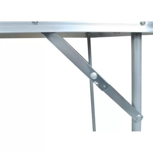 Skladací turistický stolík Trizand z hliníka, výška 70 cm