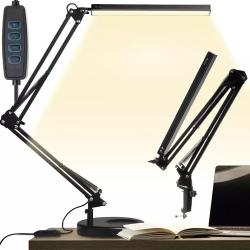 Stolová lampa 2v1 čiernej farby