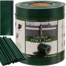 Plotová páska 19 cm x 35 m 630 g/m2 zelená