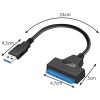 ADAPTÉR PREVODNÍK USB 3.0 to SATA 22-PIN HDD SSD DISK KABEL 5GB/s 32 cm