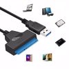 ADAPTÉR PREVODNÍK USB 3.0 to SATA 22-PIN HDD SSD DISK KABEL 5GB/s 32 cm
