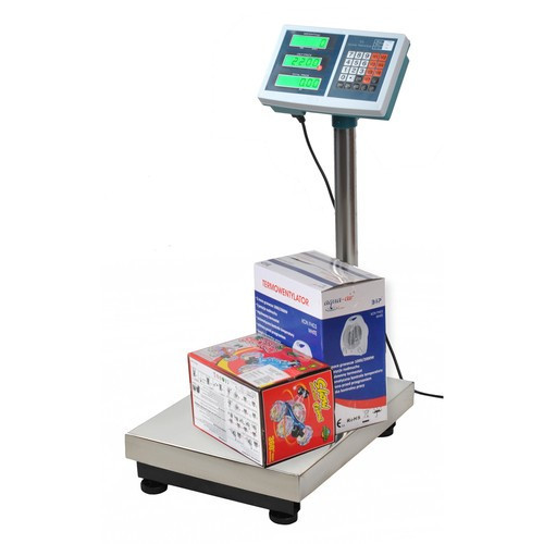 Digitálna plošinová váha s LCD displejom, do 100 kg