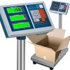 Digitálna plošinová váha s LCD displejom, do 100 kg