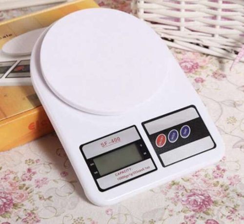 2 x Kuchynská váha do 10 kg je nevyhnutná v každej kuchyni s LCD displejom