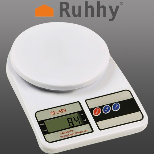 2 x Kuchynská váha do 10 kg je nevyhnutná v každej kuchyni s LCD displejom