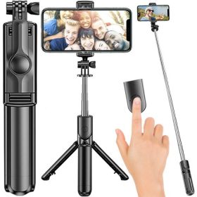   SELFIE TYČ STATÍV STICK TRIPOD DRŽIAK NA BLUETOOTH PRE TELEFÓN DIAĽKOVÝ OVLÁDAČ