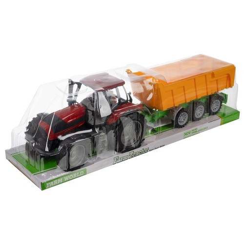 Poľnohospodársky traktor s prívesom