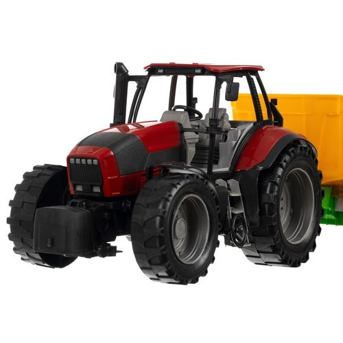 Poľnohospodársky traktor s prívesom