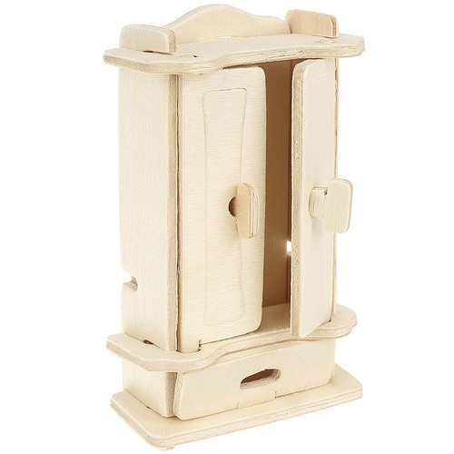 Nábytok pre bábiky Drevený nábytok do domčeka Sada 34 kusov nábytku DIY doplnky