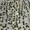 UMELÉ KVETY BREČŤAN s osvetlením 50 LED 25 m