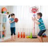 Basketbal a strelnica 2 v 1 s nastaviteľnou výškou dosky