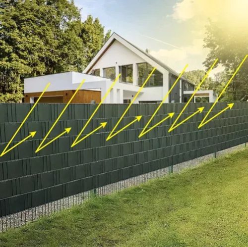 Plotová páska Zelená krytina pre UV plotové panely 19x35 Klipsy