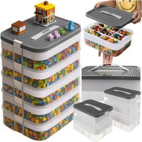 5-poschodový úložný box na stavebnice LEGO
