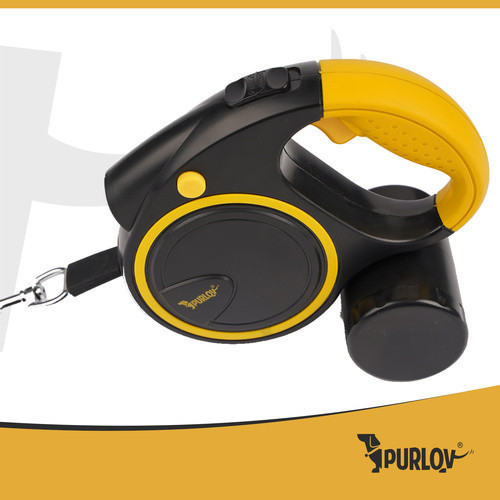 Automatické vodidlo pre psa 10–25 kg s LED svietidlom, 5 m