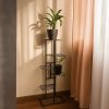 Stojan Na Kvety Kovový Loft Vysoký stojan na kvety a rastliny 6-úrovňový stojan