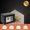 KOVOVÝ TREZOR PENIAZE DOKUMENTY ŠPERKY ELEKTRONICKÝ ZÁMOK ŠIFRA KĽÚČ