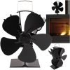 Termoelektrický ventilátor na krb, napájaný teplom - bez potreby elektriny