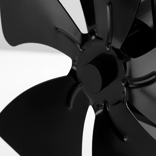 Termoelektrický ventilátor na krb, napájaný teplom - bez potreby elektriny