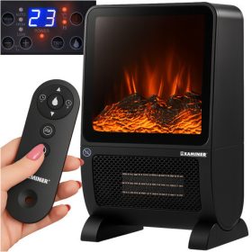 Elektrický ohrievač s efektom plameňa, 2000 W