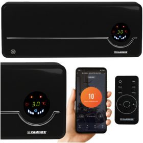   Vzduchová clona KAMINER Silný elektrický nástenný radiátor WiFi + diaľkové ovládanie