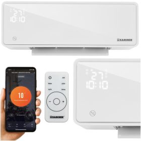  Vzduchová clona KAMINER Silný elektrický nástenný radiátor WiFi + diaľkové ovládanie