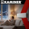 Vzduchová clona KAMINER Silný elektrický nástenný radiátor WiFi + diaľkové ovládanie