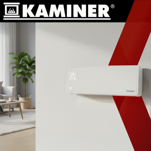 Vzduchová clona KAMINER Silný elektrický nástenný radiátor WiFi + diaľkové ovládanie
