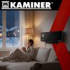 Vzduchová clona KAMINER Výkonný elektrický ohrievač nástenný WiFi + Diaľkové ovládanie