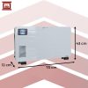 Elektrický konvektorový ohrievač KAMINER 2300 W Energeticky úsporný WiFi diaľkový ovládač