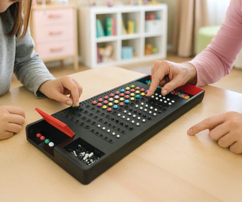 Łamacz Kodów Gra Logiczna Planszowa Trening Mózgu dla Dzieci Code Breaker