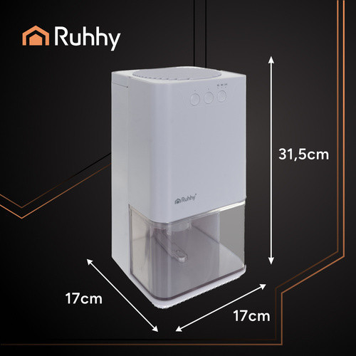 Odvlhčovač vzduchu Pohlcovač vlhkosti Tichý časovač + LED podsvietenie1,4L