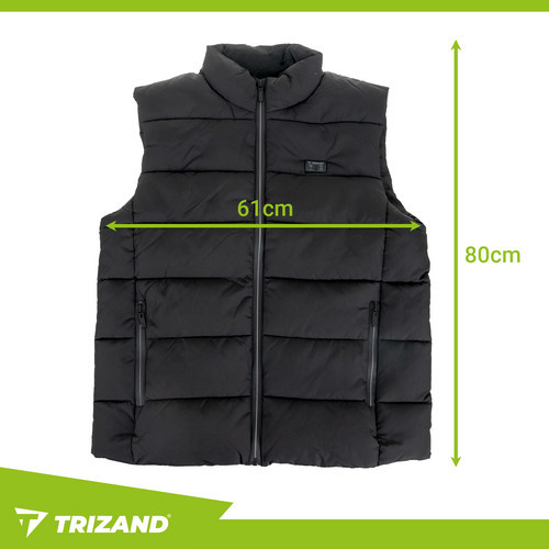 Vyhrievaná vesta TRIZAND 11 zón vykurovania s USB Vesta Unisex XL