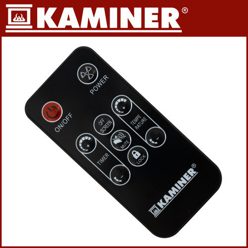 Elektrický sklenený ohrievač KAMINER 2500W X-SHAPE Aplikácia WiFi + Diaľkové ovládanie