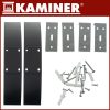 Elektrický sklenený ohrievač KAMINER 2500W X-SHAPE Aplikácia WiFi + Diaľkové ovládanie