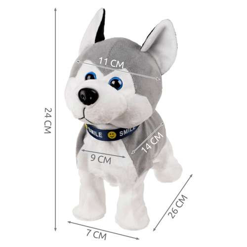 INTERAKTÍVNY PSÍK HUSKY plyšová hračka