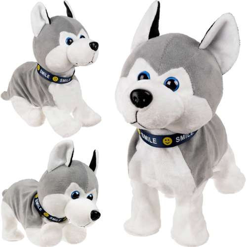 INTERAKTÍVNY PSÍK HUSKY plyšová hračka